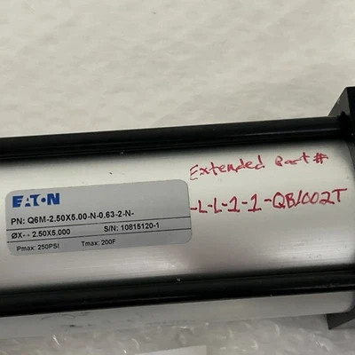 NEW Eaton Q6M-2.50X5.00-N-0.63-2-N-L-L-1-1