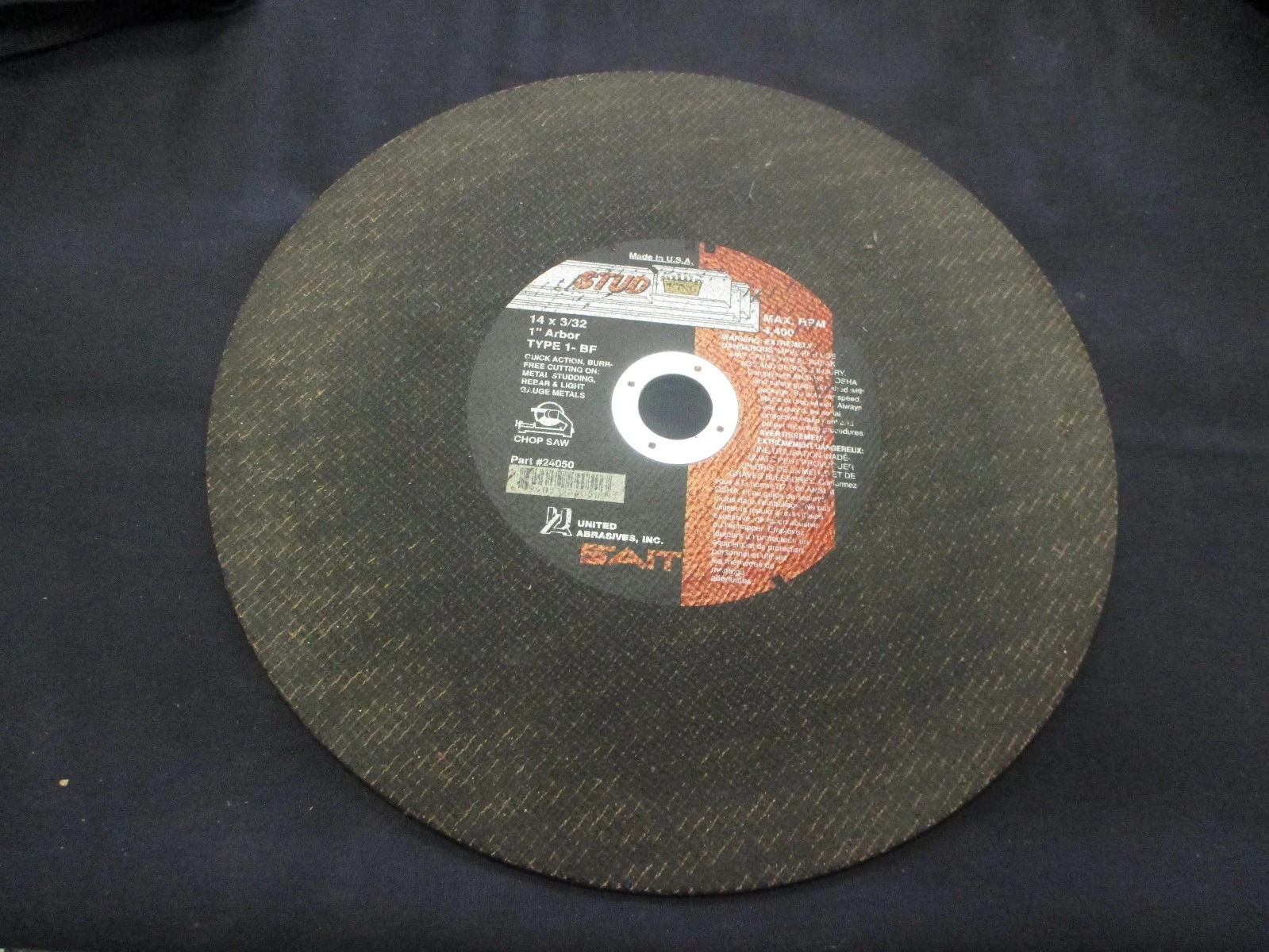 USED United Abrasives Inc 24050