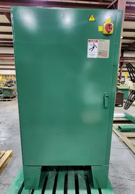 5,000 lbs x 26" W x .090" Minster Coil Servo Feed Line, DBL End Reel, Straightener, Servo Feeder