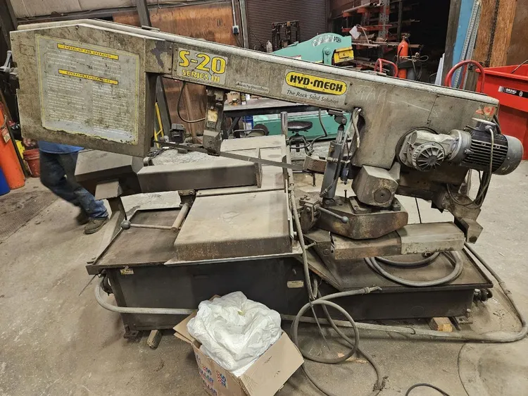 Used HYD-MECH S-20 Series III Horizontal Band Saws Illinois US | Asset Exchange Corporation #246215