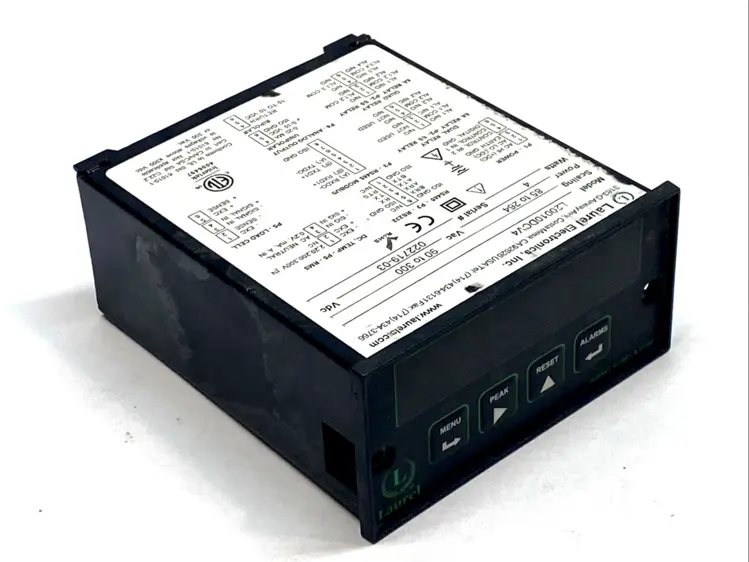 Used LAUREL DC VOLTAGE CURRENT PANEL METER 1/8 DIN RED LED 85–264VAC Meters - Misc Michigan US | Maverick Industrial Sales #1122613