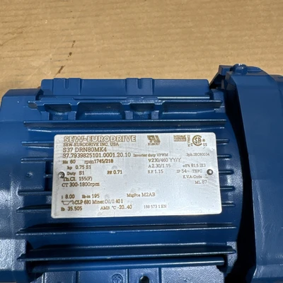 NEW SEW EURODRIVE S37 DRN80MK4/87.7939825101.0001.20.10