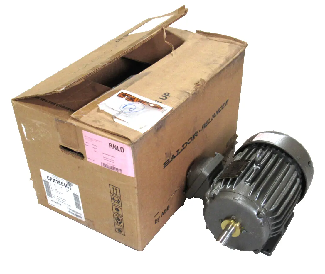 NEW BALDOR CPX18546T MOTOR 5HP 184T 1-1/8" DIA. 230/460V