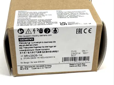 NEW SIEMENS 3RV2928-1K, 3RV29281K