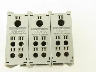 Marathon Electric EPBAP45 Power Distribution Terminal 200A 600V AC/DC Lot of 3