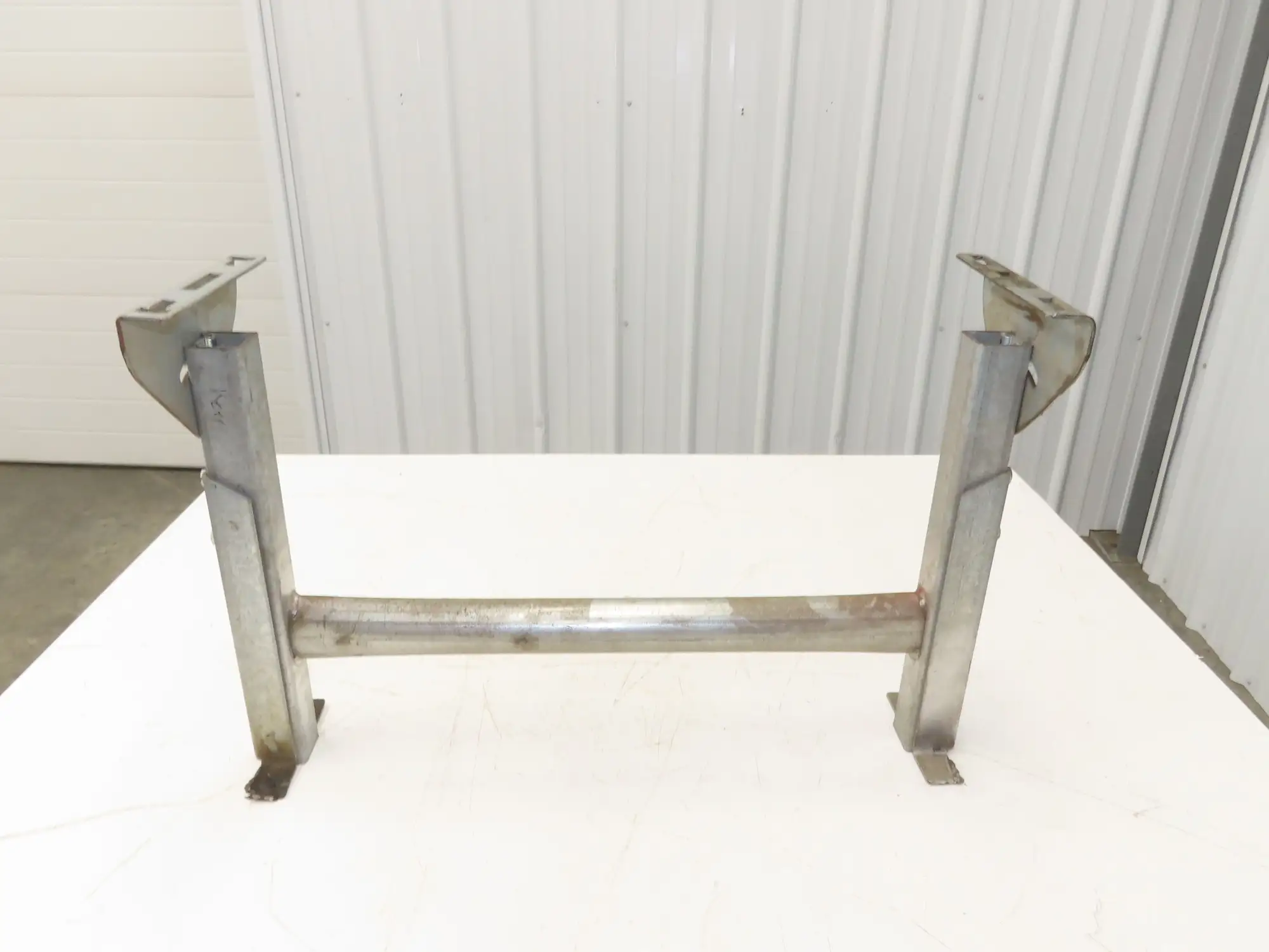 Automotion 24"W Conveyor Leg Stationary Floor Support 16" to 24"H Galvanized