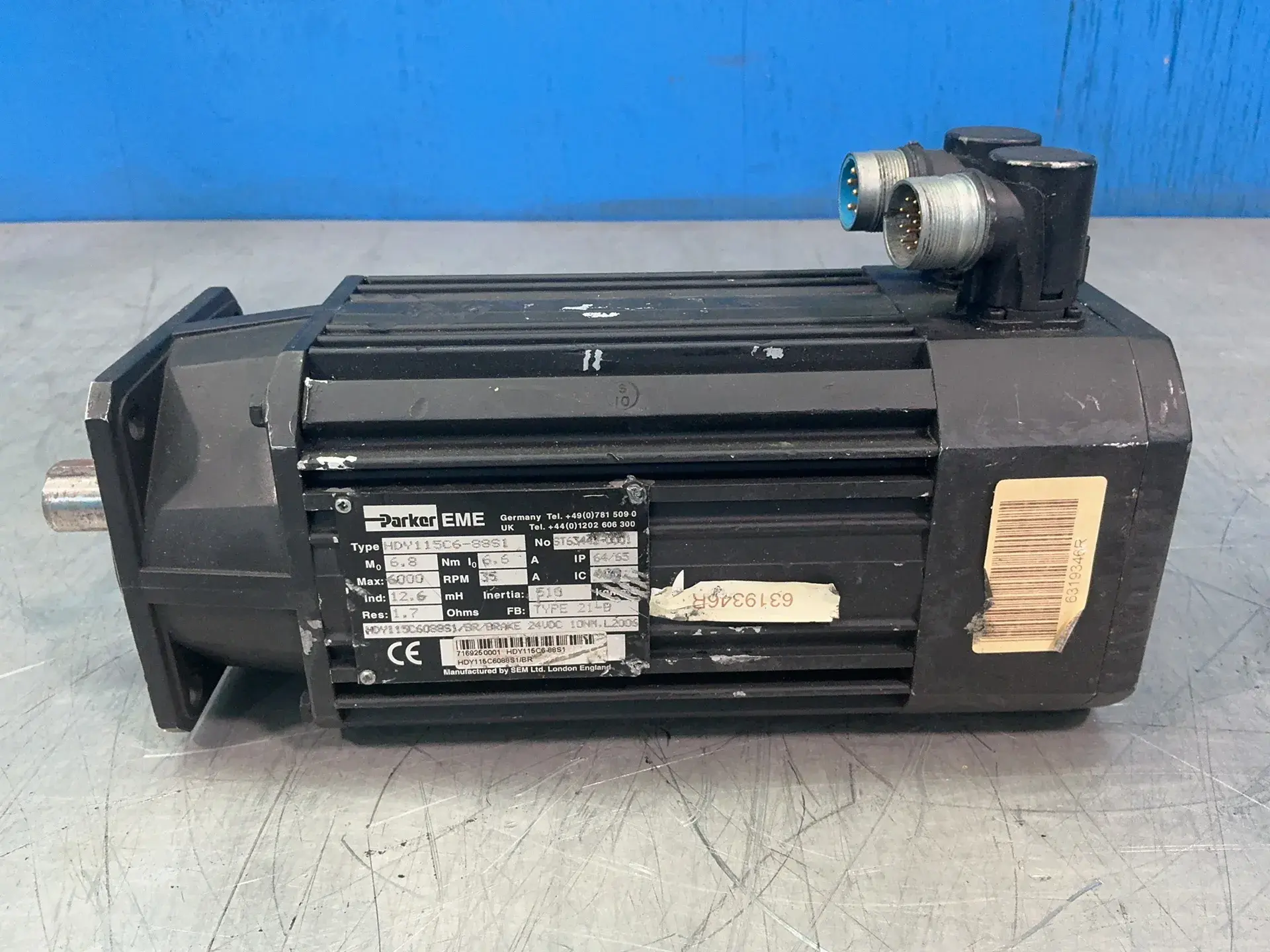 Used PARKER HDY115C688S1 Motors (misc) Ohio US | HGR 24 #1704935
