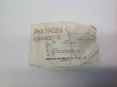 New | in-Stock Phoenix Contact HC-M-KV-M20(11-16) Connector Accessories Michigan US | Maverick Industrial Sales #1394436