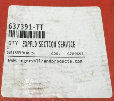 NEW ARO 637391-TT EXPFLD SECTION SERVICE KIT