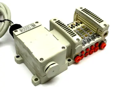 VV5QC21-04N3TD0-S | SMC  Base Mounted Terminal Plug-In Manifold - Used