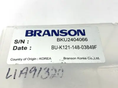 New | in-Stock BRANSON Ultrasonic Welding Knurled Sealing Horn Ultrasonic Welders Michigan US | Maverick Industrial Sales #1402304