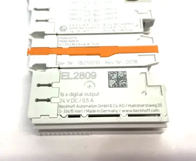 Used Beckhoff EtherCAT 16-Channel Digital Output Terminal, 24VDC, 0.5A PLC Input & Output Michigan US | Maverick Industrial Sales #1414185