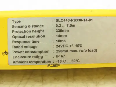 Schmersal SLC440-ER-0330-14-01 330mm Light Curtain Transmitter & Receiver Set