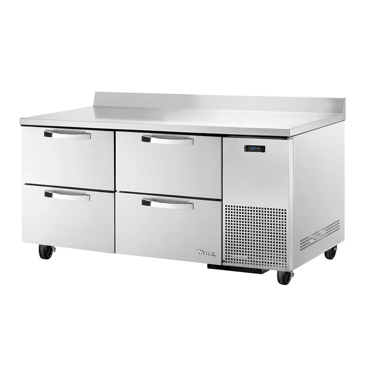 Used True TWT-67D-4-HC~SPEC3 Worktop Refrigerators Illinois US | Falcon Restaurant Supply #1374000