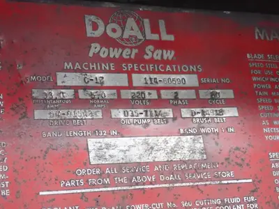 USED DOALL C12