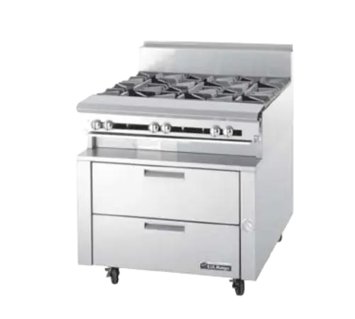 Garland UN17FR72 72" Polar Cuisine Chef Base Freezer w/ (4) Drawers - 115v
