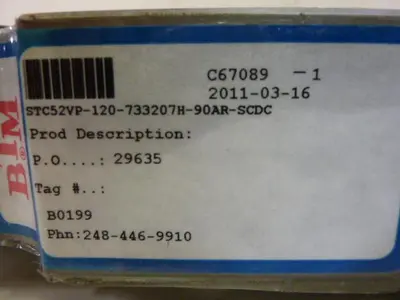 USED BTM CORP STC52VP-1420-73320H-90AR-SCDC