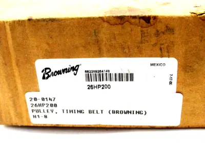 NEW BROWNING 26HP200 TIMING BELT PULLEY