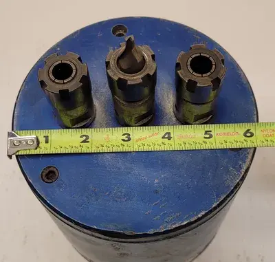 3 SPINDLE DRILLING HEAD ATTACHMENT, FIT ON 4" SPINDLE, DIMENSIONS: 9" H X 2 1/4" SPINDLE HEIGHT