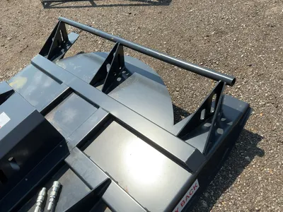 New JCT 72” Brush Mower Skid Steer Attachment, hydraulic driven with hoses and quick coupler fitting...