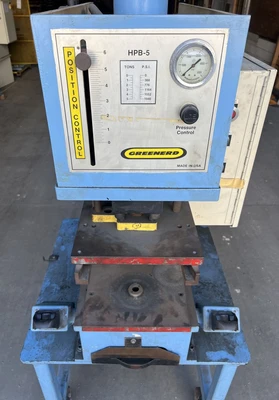 USED 1998 GREENERD PRESSES GREENERD HPB-5 PRESS