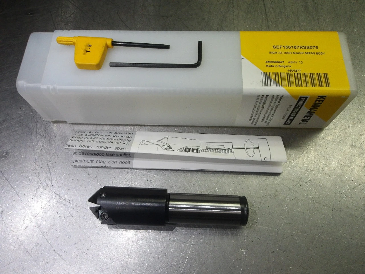 Kennametal SEFAS .156-.188" Combo Drill 3/4" Shank SEF156187RSS075 (LOC2255)