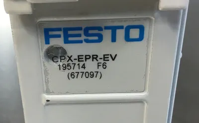 FESTO CPX-EPR-EV + 197330 / 195716 Manifold Chassis 5D