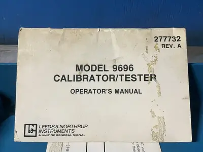 Used LEEDS & NORTHRUP INSTRUMENTS 9696 Multi-function Process Calibrators Ohio US | HGR 24 #1357191