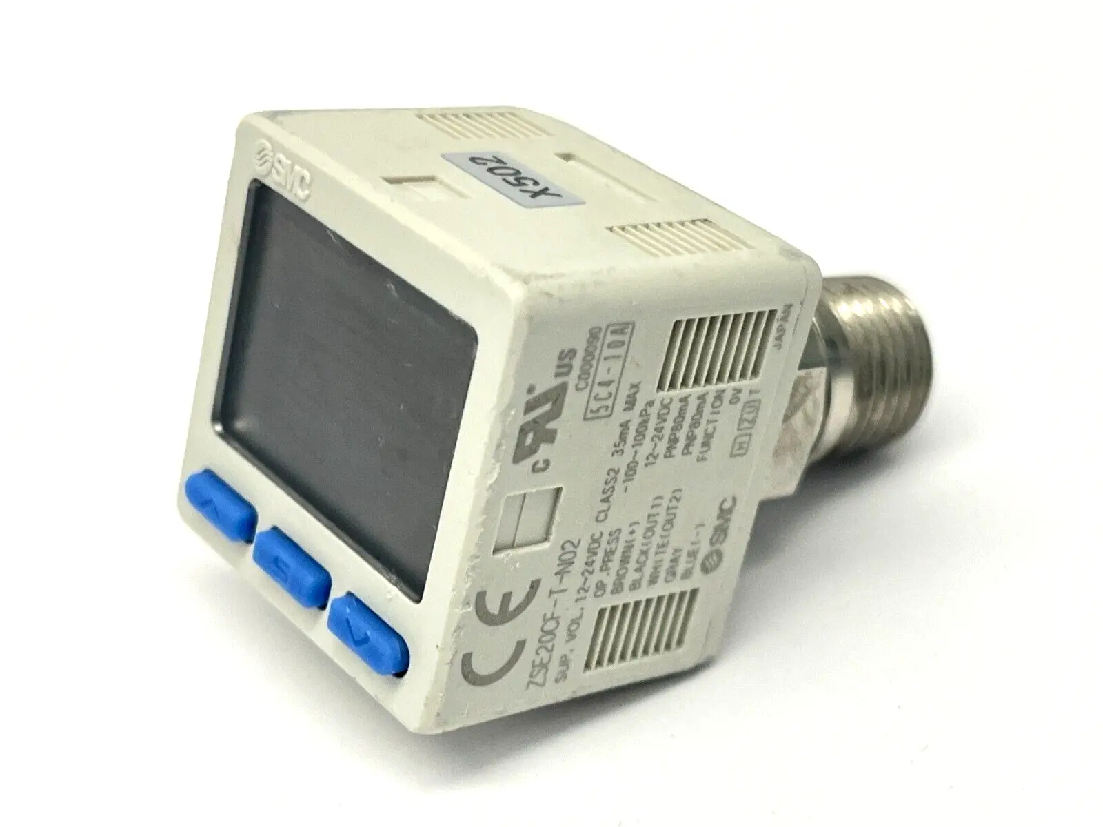 ZSE20CF-T-N02 | SMC  3-Screen High Precision Digital Pressure Switch - Used
