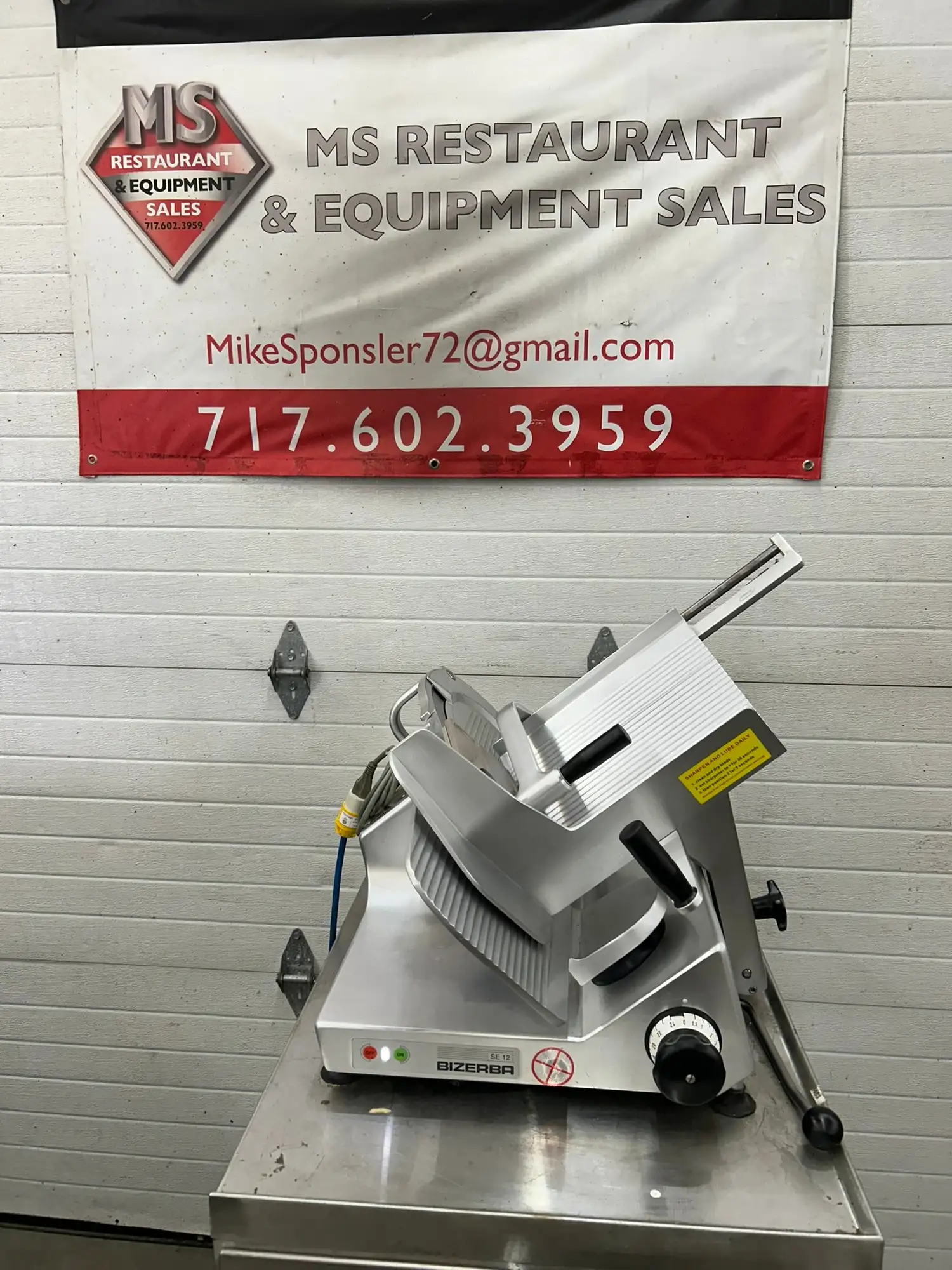 Bizerba SE12 Commercial Deli Meat Slicer Fully Refurbished Tested and Working