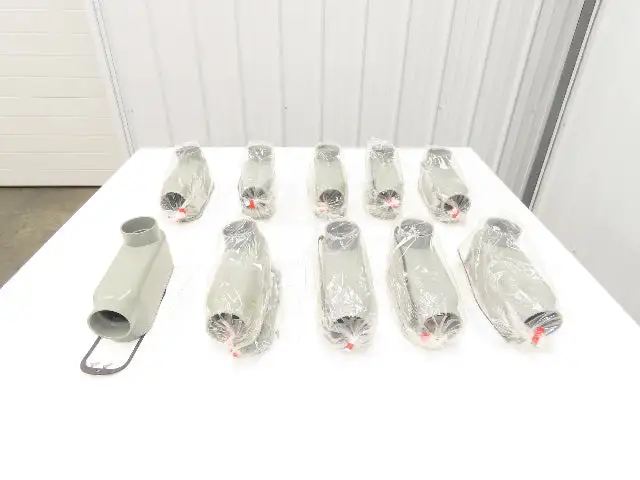 Kraloy LB20 PVC Conduit Body LB 2" Access Fitting Glue In Outdoor Lot of 10