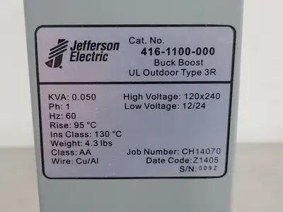 NEW JEFFERSON ELECTRIC 416-1100-000