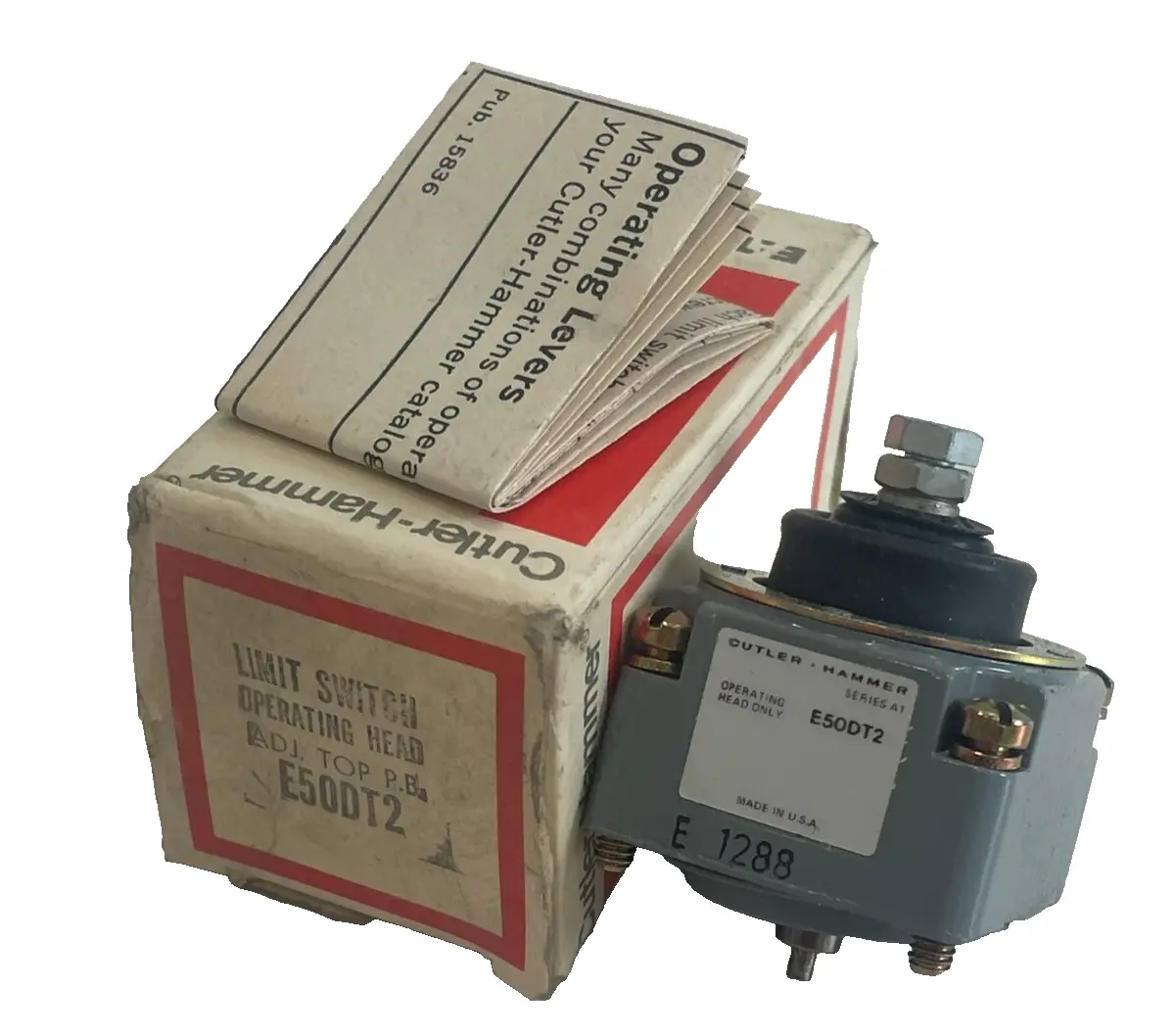 NEW CUTLER-HAMMER E50DT2 LIMIT SWITCH OPERATING HEAD