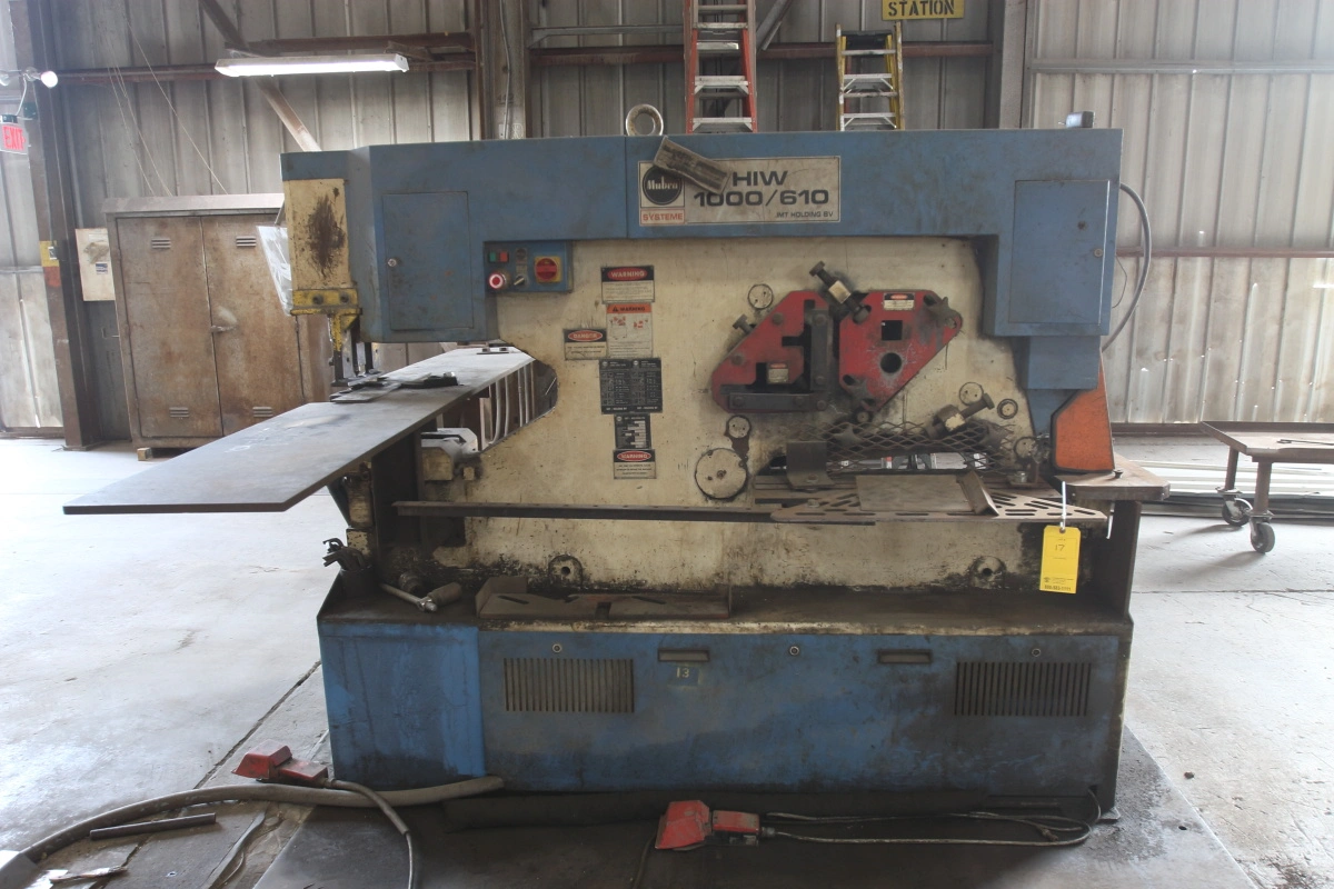 Mubea HIW 1000/610 110 Ton Ironworker (LOCATION: Schertz, TX)
