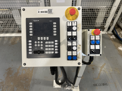 Stefani Evolution SSB Double-Sided Edgebander w/ Mahros Automatic Vacuum Loading & Unloading