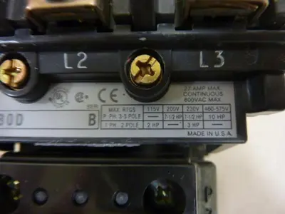 USED ALLEN BRADLEY 509-BOD SER B W35