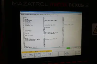 2016 MAZAK HORIZONTAL CENTER NEXUS 4000-III Horizontal Machining Centers | Toolquip, Inc. (8)