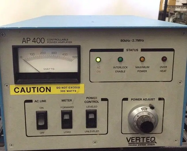 ENI/VERTEQ AP 400 CONTROLLABLE POWER AMPLIFIER
