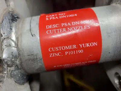 Outotec Cutter Nozzles S.PSA.DN100/4