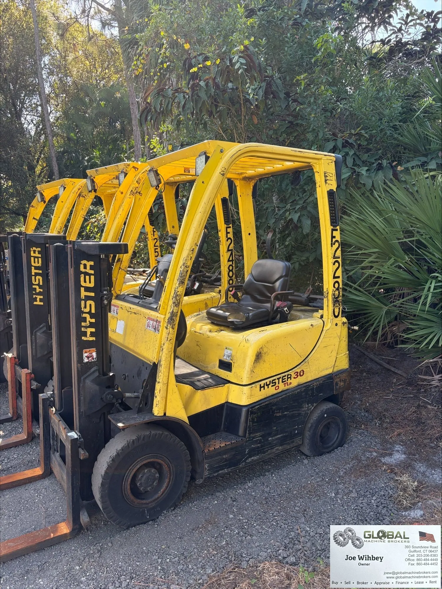 Hyster H30FT Forklift Truck 3klbs Pneumatic Tire