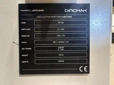 USED DINCMAK DMT120
