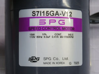 Used SPG _UNKNOWN_ Gearmotors Texas US | OCO Industrial #1601012