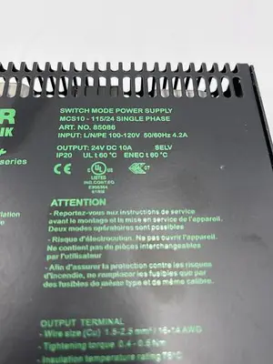 USED MURR ELEKTRONIK MURR ELEKTRONIK MCS10-115/24 SINGLE PHASE