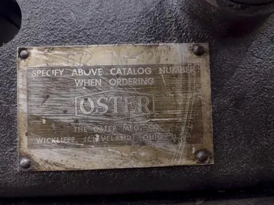 3" OSTER  MODEL #672 TUBE & PIPE ROTARY CUTOFF, 110V: STOCK #22854
