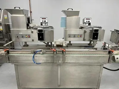 Scientific Solutions Model YL-4D Automatic Twin Tablet Counters With Conveyor