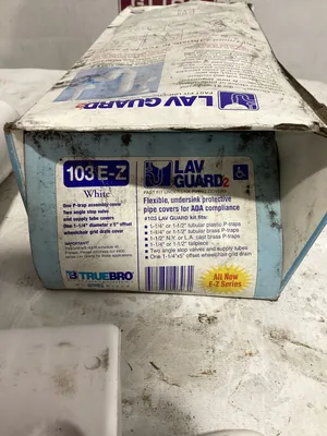 LA GUARD 2 103E-Z White Undersink Piping Covers -NIB
