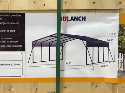 SDLANCH High End Carport 20 x 20 (SDLC2020)