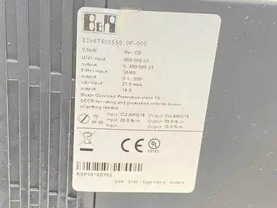 New | in-Stock B&R INDUSTRIAL REV C0 ACOPOSINVERTER 5.5KW SERVO DRIVE Servo Drives | Maverick Industrial Sales #1104685