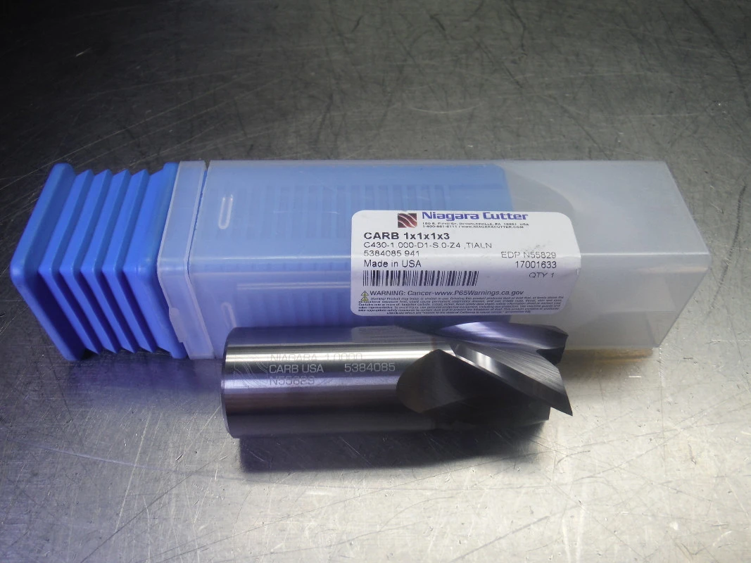 Niagara Cutter 1" Solid Carbide Endmill C430-1.000-D1-S.0-Z4 (LOC2815B)