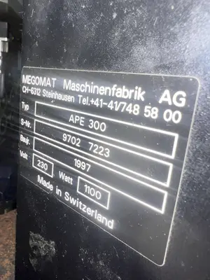 MEGOMAT MODEL #ASM3300 WIRE CUTTING & PROCESSING MACHINE: STOCK #20097